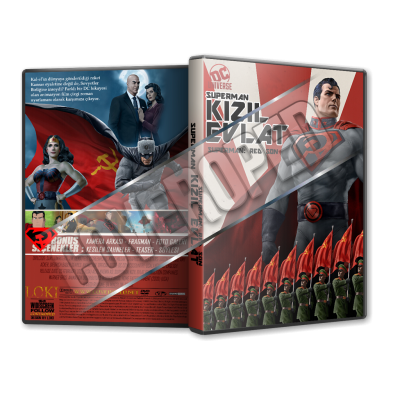 Superman Kızıl Evlat - Superman Red Son - 2020 Türkçe Dvd Cover Tasarımı